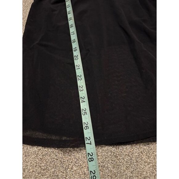 Sheer partial lined sleeveless blouse - Picture 5 of 6